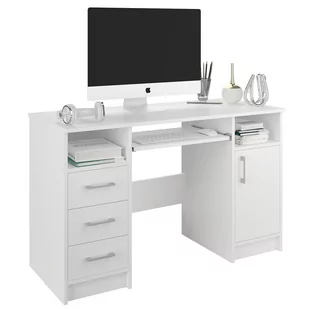 Biurko Komputerowe Stolik 120Cm Duże N-11 SONOMA MIX - Biurka - miniaturka - grafika 3