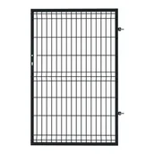 Akcesoria do ogrodzeń - Furtka 3D 1,00 x 1,50 ocynk + RAL9005 prawa - miniaturka - grafika 1