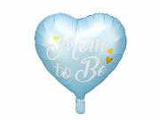 Baby shower i roczek - PartyDeco Balon foliowy Mom to Be, 35cm, niebieski FB92-001 [16314884] - miniaturka - grafika 1