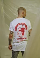 Koszulki męskie - Mister Tee Męski T-shirt Dream Döner, biały, 3XL MT777 - miniaturka - grafika 1