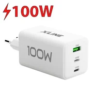 Ładowarki do telefonów - Ładowarka sieciowa XLINE WCG1003W 100W Biały - miniaturka - grafika 1