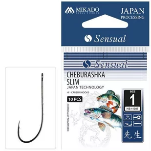 MIKADO Haczyki Sensual Czeburaszka Slim NR3/0 - Inne akcesoria dla wędkarzy - miniaturka - grafika 1