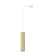 Lampy sufitowe - Emibig Goldi lampa wisząca 1-punktowa biała 458/1 458/1 - miniaturka - grafika 1