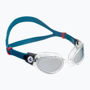 Maski do nurkowania - Okulary do pływania Aquasphere Kaiman clear/petrol/mirror silver EP3180098LMS - miniaturka - grafika 1