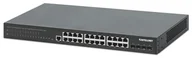 Switche - Intellinet 561846 łącza sieciowe Zarządzany L2+ Gigabit Ethernet (10/100/1000) Obsługa PoE 1U Czarny - miniaturka - grafika 1