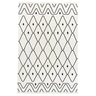 Dywany - Hamid - Kilim ATLAS D2 230 x 160 cm, czarno-biały gobelin z motywami geometrycznymi - miniaturka - grafika 1