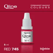 Pozostałe akcesoria kosmetyczne - Pigment do makijażu permanentnego ust Bioevolution Red 745 Qline Pro 5ml - miniaturka - grafika 1