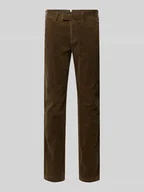 Spodnie męskie - Spodnie materiałowe z wpuszczanymi kieszeniami w stylu francuskim model ‘Tybalt’ - miniaturka - grafika 1