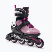 Rolki - Rolki dziecięce Rollerblade Microblade pink/white - miniaturka - grafika 1