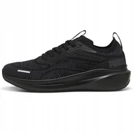 Buty sportowe męskie - Buty męskie sportowe Puma Skyrocket Lite Engineered 31010001 czarne 44.5 - miniaturka - grafika 1