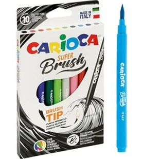 Carioca Pisaki 10 kolorów Brush Tip 42937 - Przybory szkolne - miniaturka - grafika 5