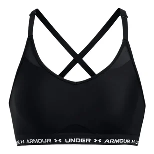 Biustonosz damski Under Armour Crossback Low Bra Black M - Biustonosze - miniaturka - grafika 1