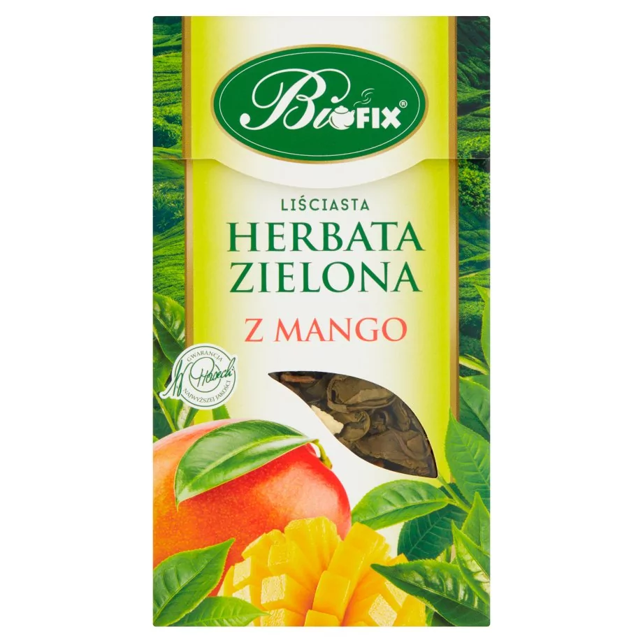 - Herbata Liść Zielona Mango 100G Bifix