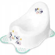 Nocniki - Nocnik dziecięcy antypoślizgowy Mickey Minnie biały miętowy Keeeper - miniaturka - grafika 1