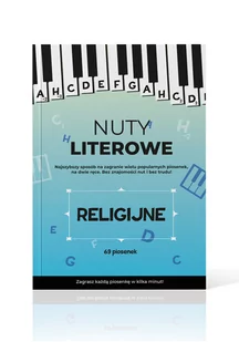 Nuty literowe religijne - Akcesoria do instrumentów klawiszowych - miniaturka - grafika 1