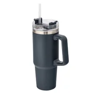 Kubki termiczne - Kubek termiczny do samochodu granitowy 0.8 l Altom Design - miniaturka - grafika 1
