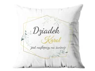 Poduszki dekoracyjne - Poszewka personalizowana na dzień dziadka - 1 szt. - miniaturka - grafika 1