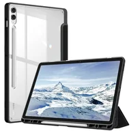 Etui do tabletów - FINTIE Hybrydowe wąskie etui do Samsung Galaxy Tab S9 FE+ Plus/Galaxy Tab S9+ Plus 12,4" 2023 z uchwytem na długopis S, odporne na wstrząsy etui z przezroczystą tylną powłoką, automatyczne - miniaturka - grafika 1