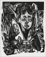 Plakaty - Girl Dreaming, Ernst Ludwig Kirchner - plakat 42x59,4 cm - miniaturka - grafika 1