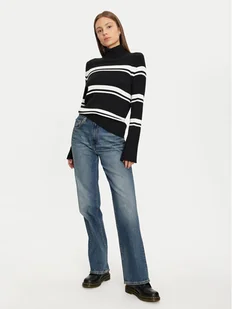 Pieces Golf Anomi 17150678 Czarny Regular Fit - Swetry damskie - miniaturka - grafika 1
