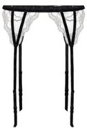 Akcesoria do bielizny - Hunkemöller Podwiązki Agnes Biały - miniaturka - grafika 1