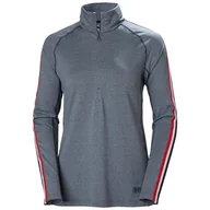 Bluzy sportowe damskie - Bluza damska z zamkiem 1/2 Helly Hansen edge - miniaturka - grafika 1