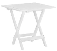 Stoły ogrodowe - Biały drewniany stolik ogrodowy L6-P44 - miniaturka - grafika 1