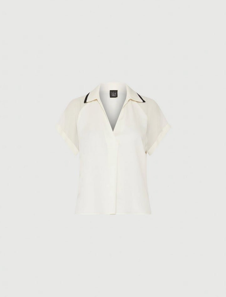 polo donna bianco lana