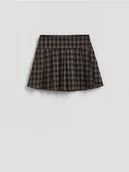 Spódnice - Reserved - Spódnica mini z zakładkami - wielobarwny - miniaturka - grafika 1