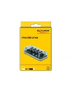 Części i akcesoria do laptopów - DeLOCK external USB 3.0 hub with 4 ports, USB hub - miniaturka - grafika 1
