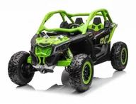 Pojazdy elektryczne dla dzieci - Mamido Auto Na Akumulator Buggy Maverick Can-Am 2X24V 4X200W Eva Zielony - miniaturka - grafika 1