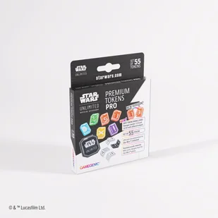 Gamegenic: Star Wars Unlimited Card Game - Premium Tokens Pro - Akcesoria do gier planszowych - miniaturka - grafika 1