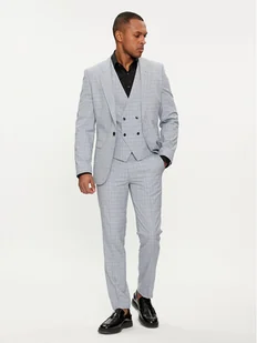Hugo Garnitur Arti/Hesten 50513538 Szary Extra Slim Fit - Garnitury - miniaturka - grafika 1