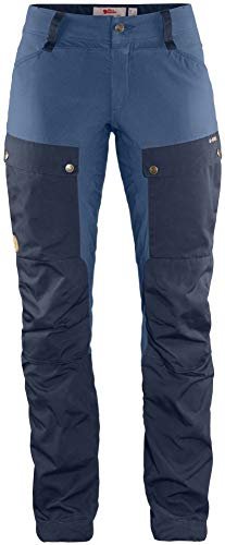 Fjallraven Damskie spodnie sportowe Keb Trousers Curved W Reg niebieski Dark Navy-uncle Blue 44