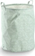 Pudła i pojemniki do przechowywania - Zeller Laundry hamper"Dino", canvas Ø38x48 - miniaturka - grafika 1