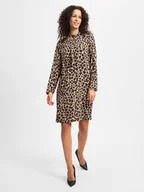 Sukienki - JOOP! Damska sukienka na co dzień Kobiety brązowy|beżowy wzorzysty, 34 - miniaturka - grafika 1