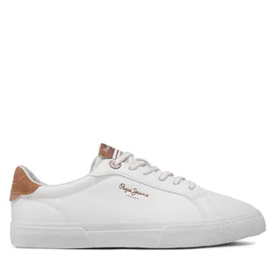 Sneakersy Pepe Jeans Kenton Max W PLS31445 Biały - Sneakersy damskie - miniaturka - grafika 1