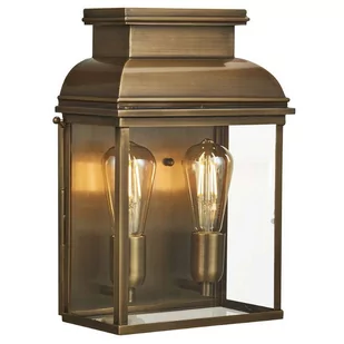 Elstead Lighting OLD BAILEY OLD BAILEY/L BR kinkiet 2x100W E27 - Lampy ogrodowe - miniaturka - grafika 1