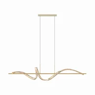 Lampy sufitowe - Athesa lampa wisząca (z pilotem) 1xLED/24.5W złota MD3170-1-3GT - miniaturka - grafika 1