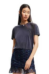 Desigual Damska sukienka Vest_Bilba, 5000 Navy Casual Dress, niebieska, M - Sukienki - miniaturka - grafika 1