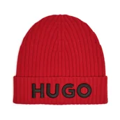 Czapki męskie - HUGO Wełniana czapka X565-7 - miniaturka - grafika 1