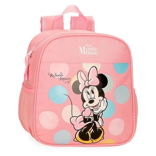 Joumma Disney Minnie Coquette Plecak Przedszkole Różowy 21x25x10 cms 5,25l Poliester, Różowy kolor, Talla única, plecak przedszkolny