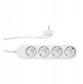 Listwy zasilające - Steckdosenleiste Power Strip 4 Gen4weiß, 1,5 Meter Kabel, mit Energiemessung Shelly_PS4_Gen4_w - miniaturka - grafika 1
