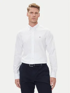 Tommy Hilfiger Koszula Performance MW0MW39418 Biały Slim Fit - Koszule męskie - miniaturka - grafika 1