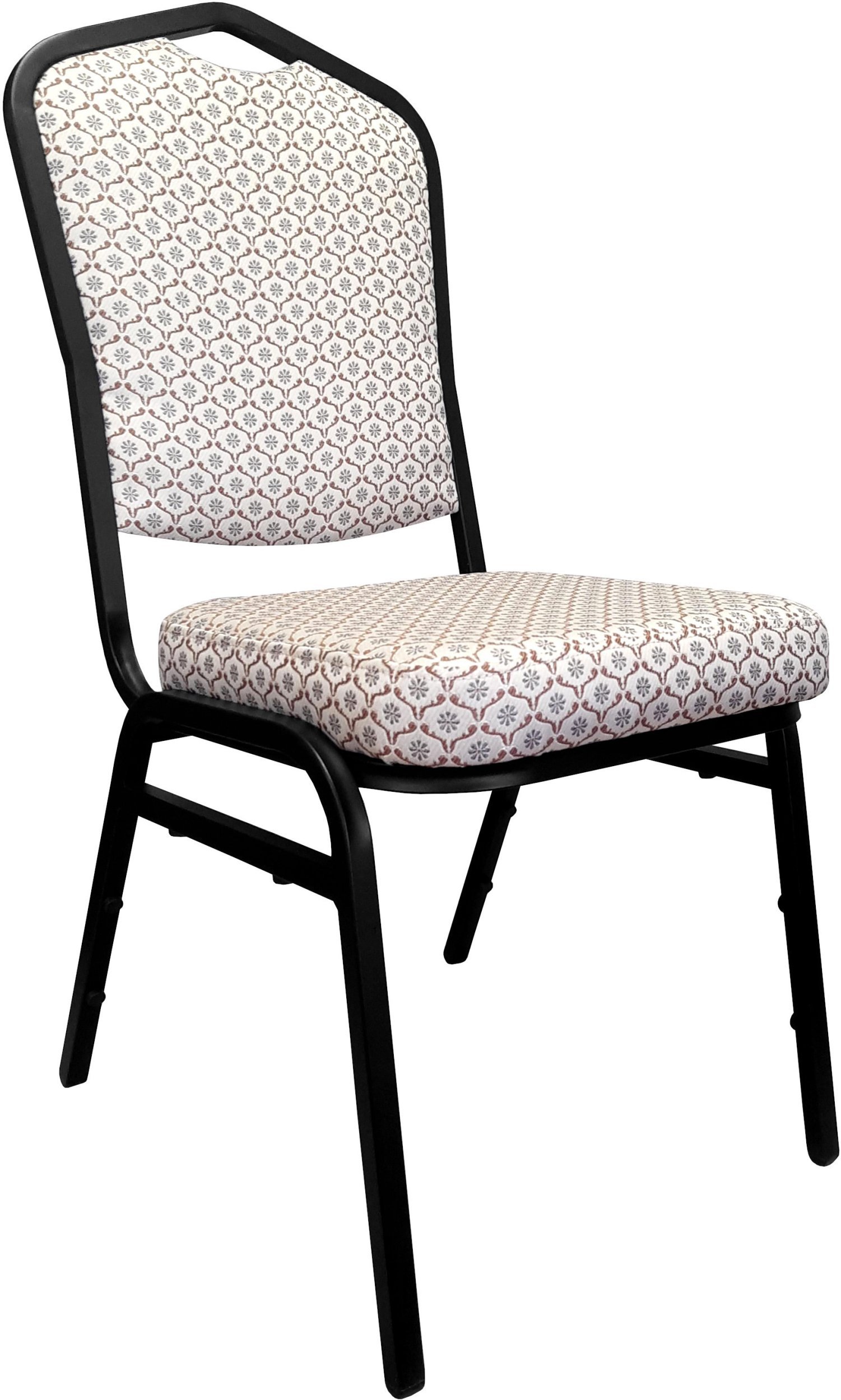 Krzesło Vega bankietowe konferencyjne stelaż czarny Berit Beż