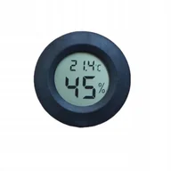 Termometry domowe - Okrągły Termometr Higrometr Lcd Co2 Terrarium Akwa - miniaturka - grafika 1