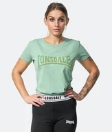 Koszulki i topy damskie - T-shirt damski LONSDALE LONDON AHERLA zielony-L - miniaturka - grafika 1