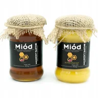 Miód - ZESTAW Miodów Leśny i Słonecznik - 2 x 400g, Tegoroczne 2024 - miniaturka - grafika 1