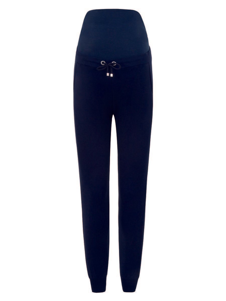 Damskie spodnie dresowe ciążowe granatowe Bellybutton Maternity, r.L