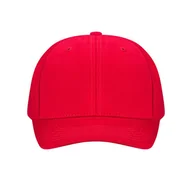 Czapki damskie - Czapka 6 panelowa dziecięca czerwona - miniaturka - grafika 1